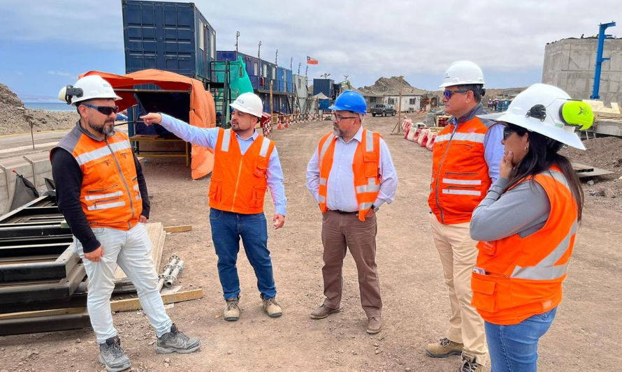 Diputado de la Comisión de Recursos Hídricos visitó ampliación de desaladora de Antofagasta y solicita replicar medida en Coquimbo