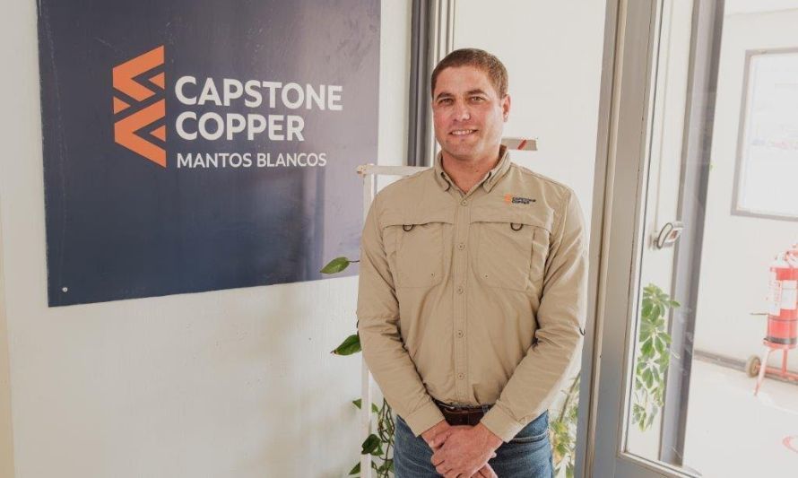 Capstone Copper nombra a Jaime Rivera Machado como nuevo gerente general de Mantos Blancos