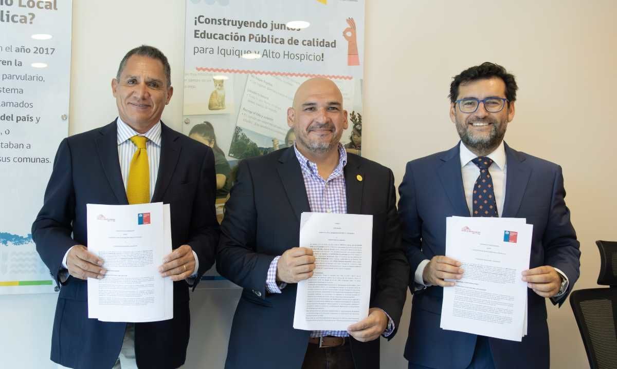 Fundación Collahuasi y SLEP Iquique formalizan acuerdo de coadministración de liceo en Alto Hospicio