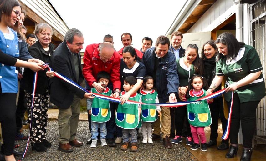 Inauguran sistema de climatización sustentable en jardín infantil de Los Ríos