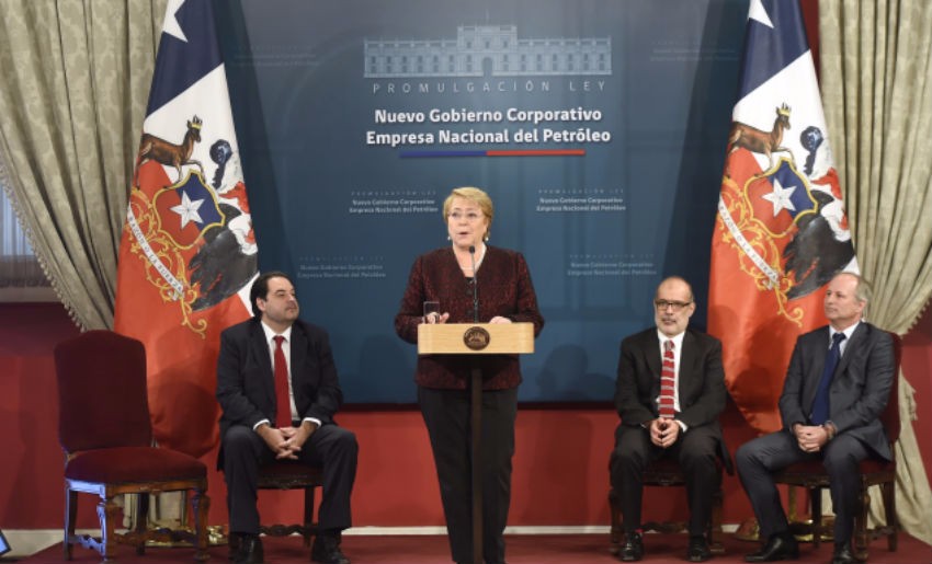 Bachelet: ENAP estará a primer nivel mundial en  “controles y buenas prácticas”
