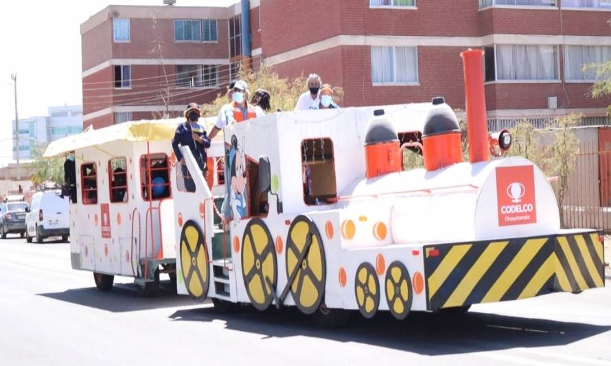 Tren Minero de Chuquicamata se integró al Aniversario 143 de Calama