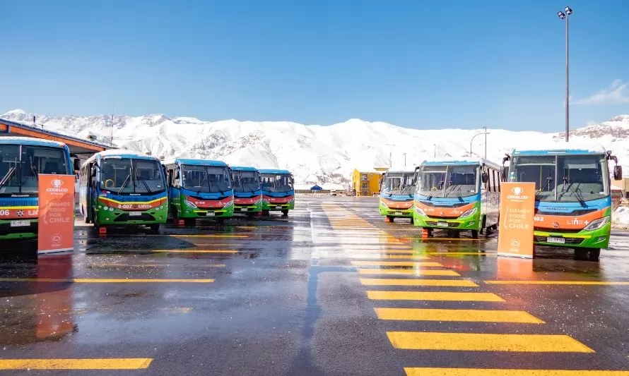 155 buses eléctricos entrarán en operación en faenas de Codelco