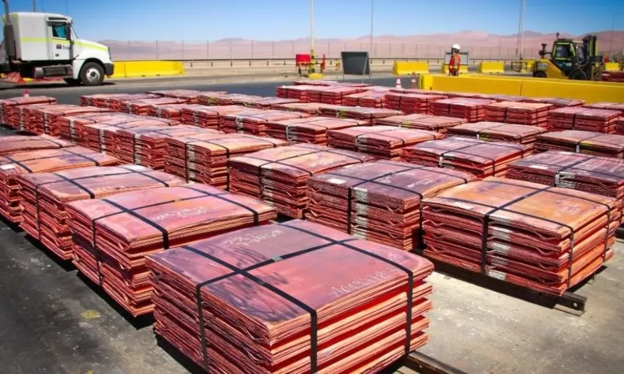 Exportaciones de cobre registran una caída anual de 22% en enero 