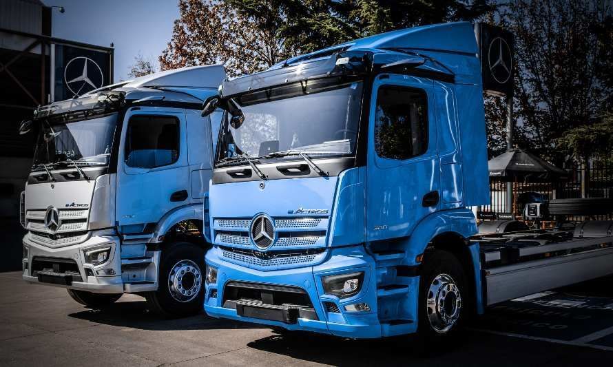 Chile se convierte en el primer mercado en Latinoamérica en recibir camiones eléctricos Mercedes-Benz 