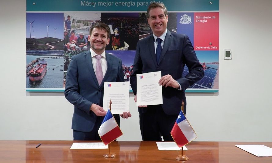 Chile y Francia firman declaración para trabajar en el desarrollo del hidrógeno verde