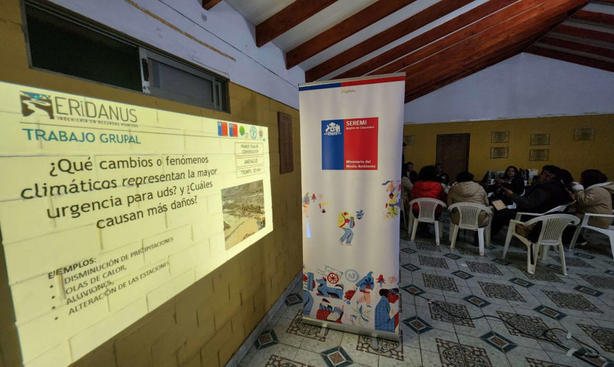 Ministerio del Medio Ambiente realiza taller sobre identificación y estudio de riesgos climáticos en Región de Coquimbo