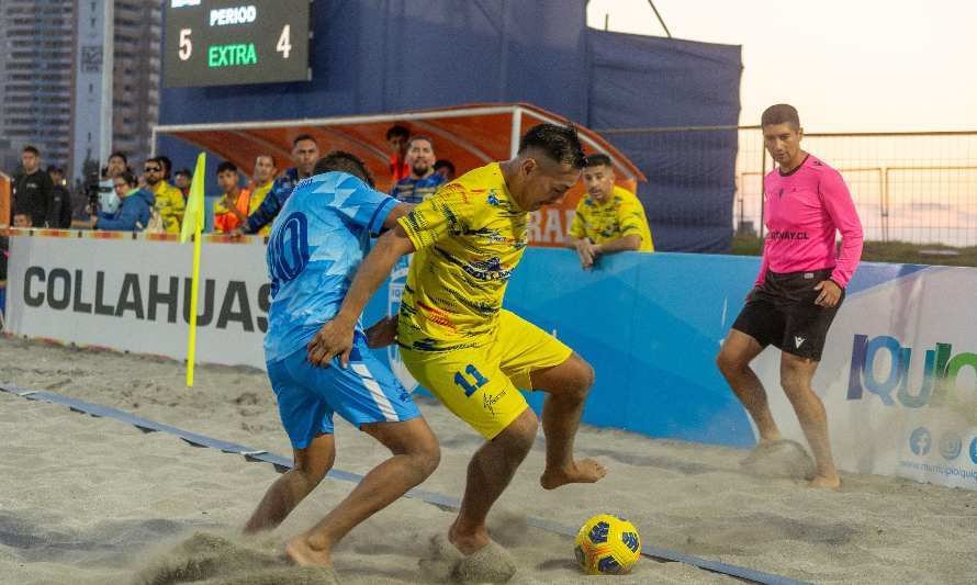 Finaliza con éxito Copa Collahuasi C20+ de fútbol playa en Iquique