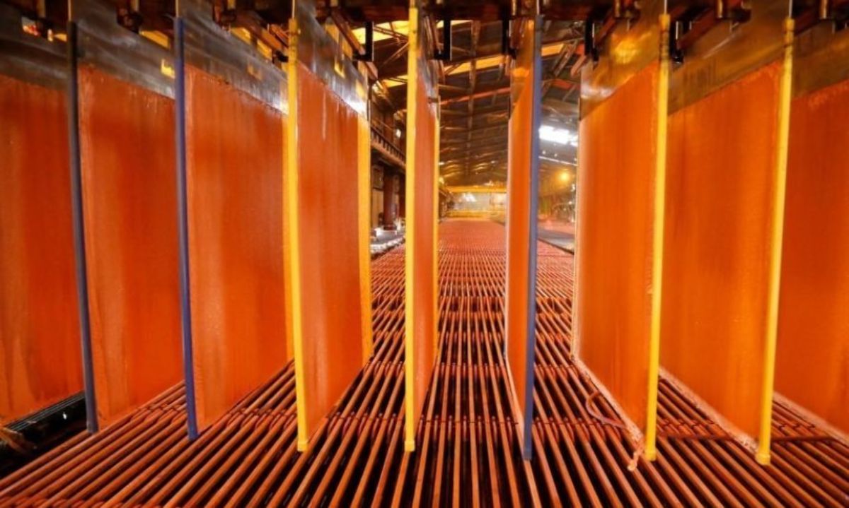 INE: Extracción y procesamiento de cobre tuvo alza de 3,2%