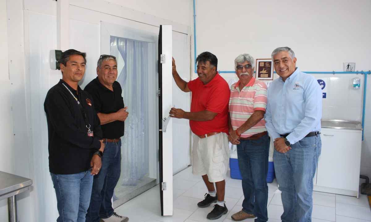 Pescadores de Caleta Buena inauguraron moderna cámara de frío con apoyo de El Abra