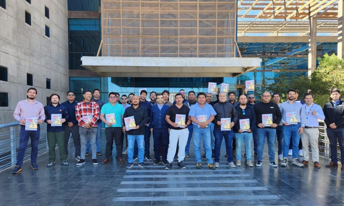 Chuquicamata desarrolla Curso de Formación en Seguridad Eléctrica para instructores internos 