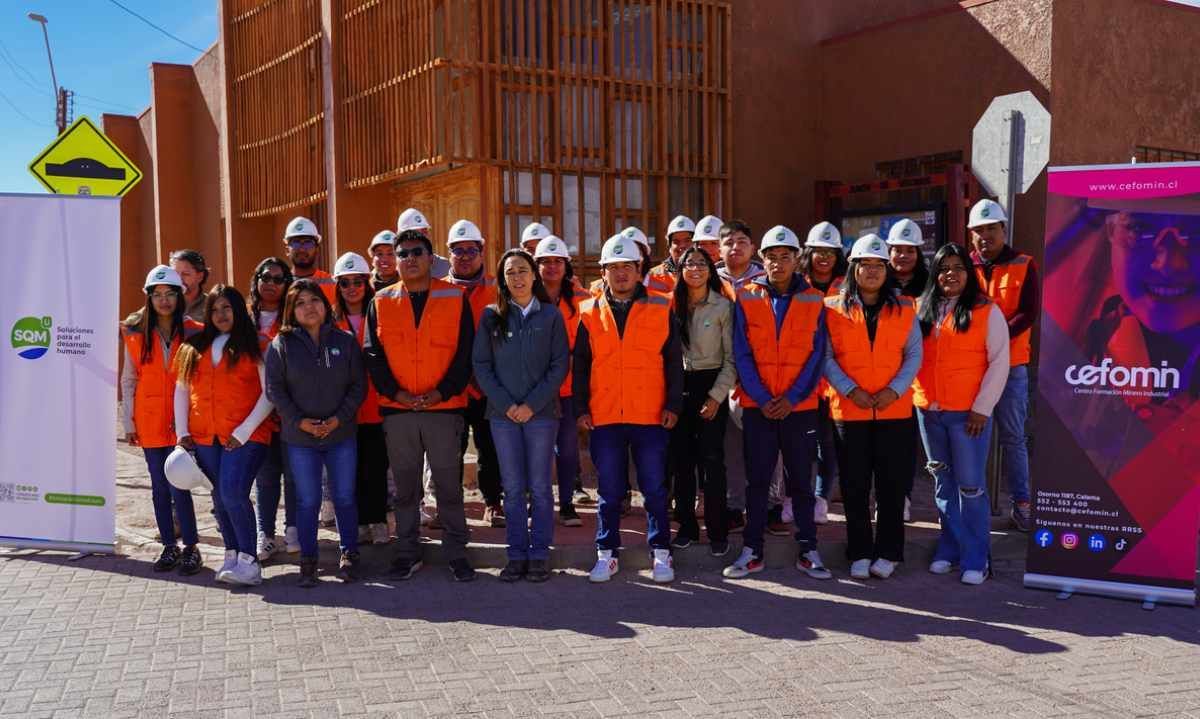 SQM Litio y CEFOMIN inician Programa de Formación Técnica en Calama y San Pedro de Atacama