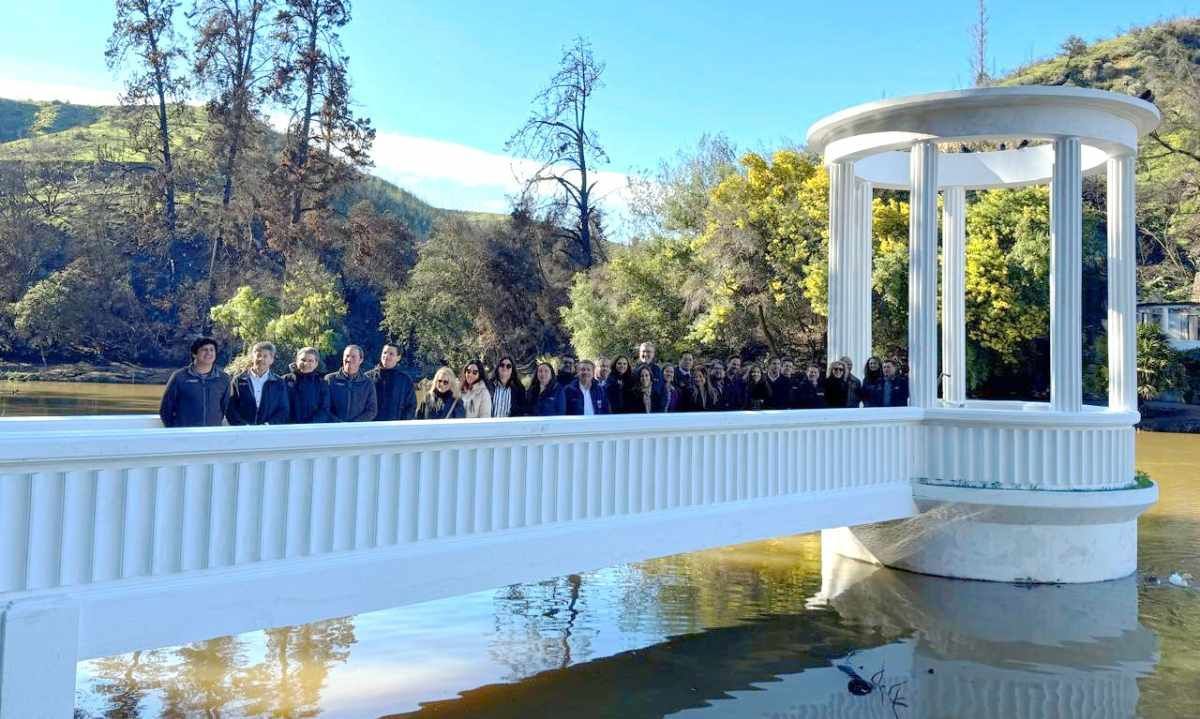 Reconstrucción del Jardín Botánico de Viña del Mar: Inauguran glorieta y pasarela