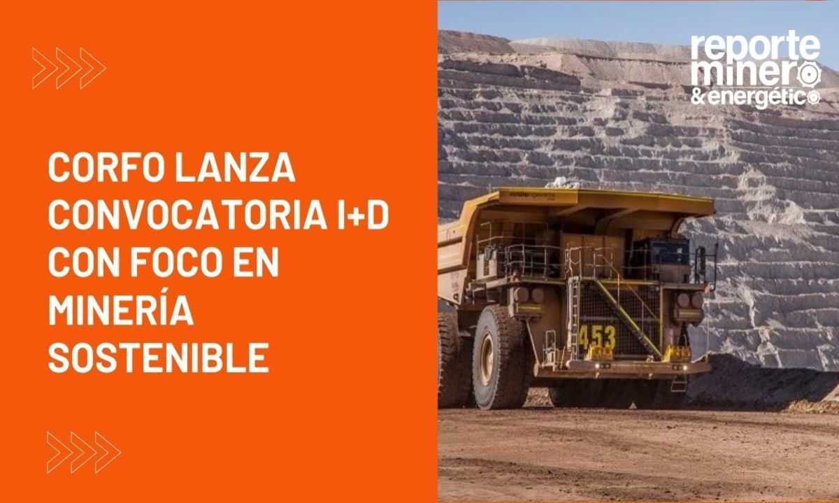 Corfo lanza convocatoria I+D con foco en minería sostenible