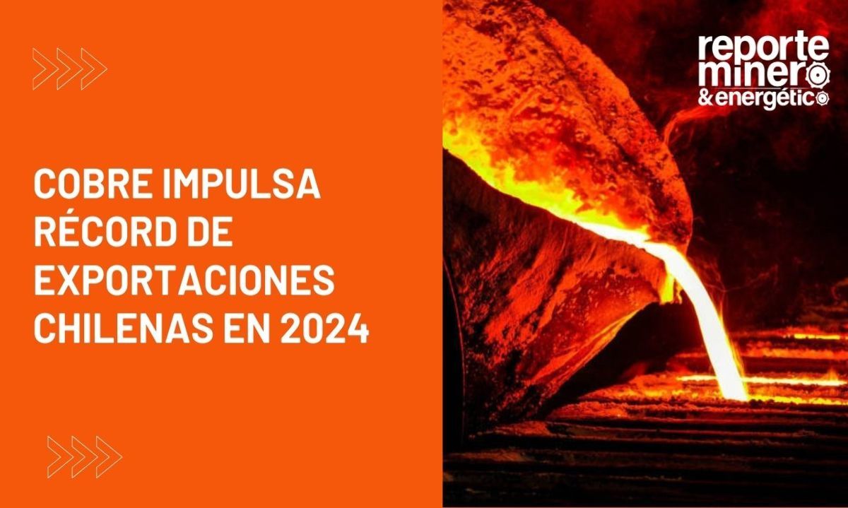 Cobre Impulsa Récord de Exportaciones Chilenas en 2024