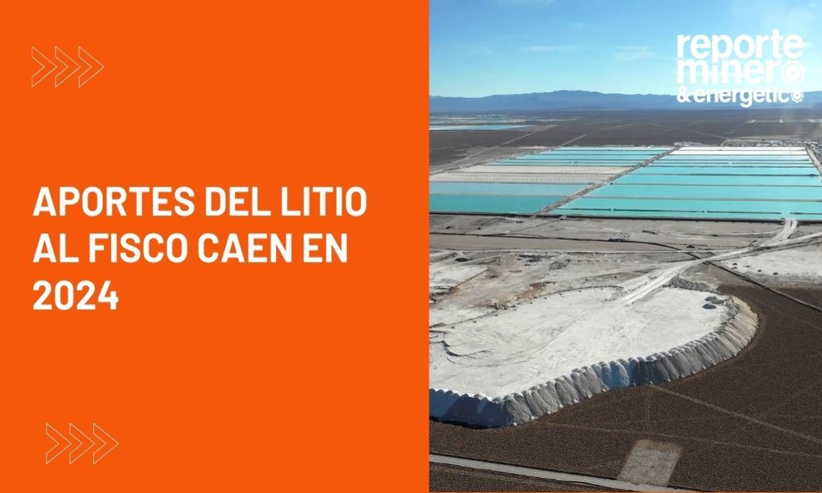 Aportes del litio al fisco caen en 2024