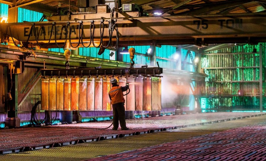 Producción de cobre incrementó un 6,1% interanual en mayo