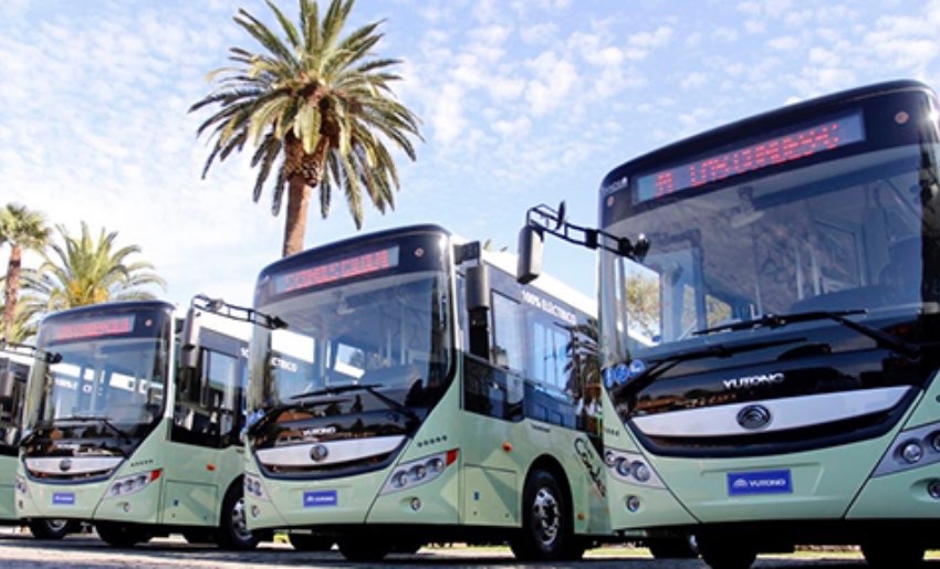 Las Condes inaugura primera flota comunal de buses eléctricos