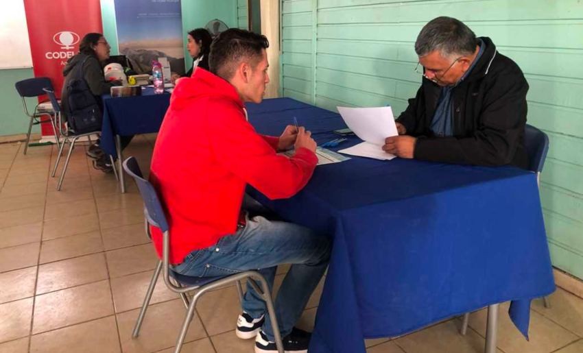 Contratistas de Codelco Andina buscan nuevos trabajadores en Huechún