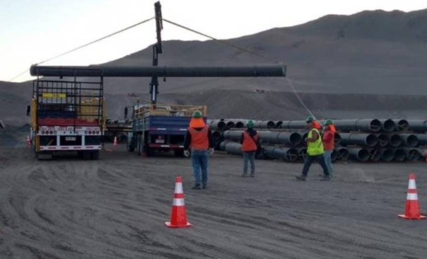 CAP Minería inició segunda fase de recambio de concentraducto