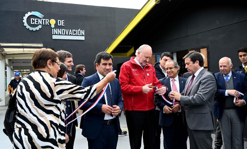 Inauguraron el Centro de Innovación del Liceo América en Los Andes